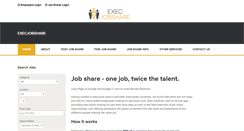 Desktop Screenshot of execjobshare.com